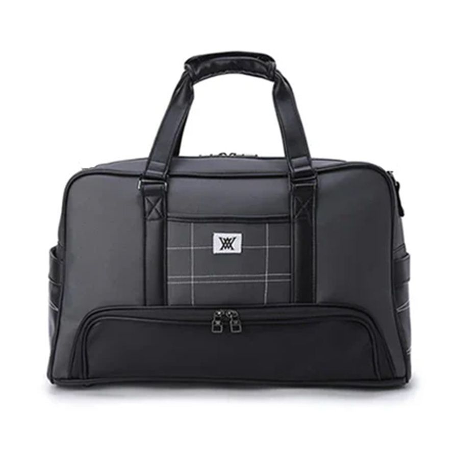 Túi golf xách tay Double Logo Boston Bag - Black AGEUUBB01BKF | Anew GMặt sau túi golf xách tay Double Logo Boston Bag - Black AGEUUBB01BKF | Anew Golf