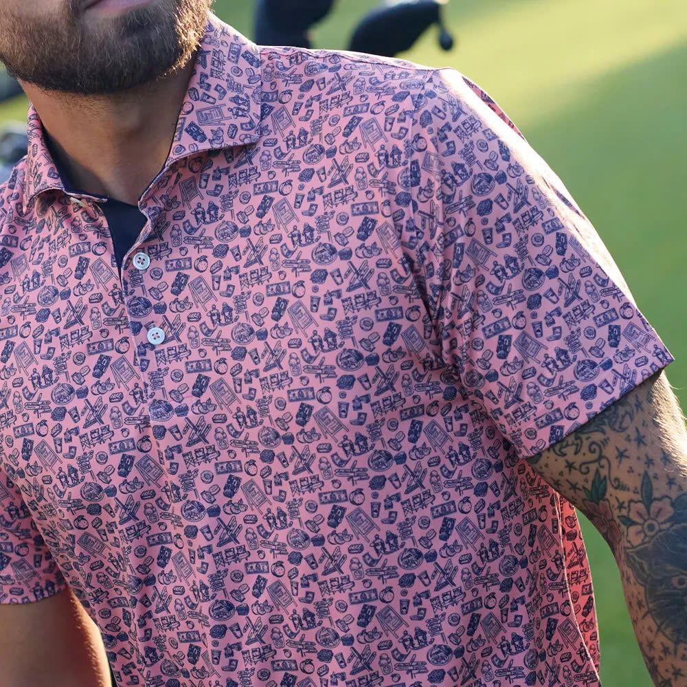 Áo golf nam tay ngắn MATTR Peach Stand Polo 63057903 | PUMA