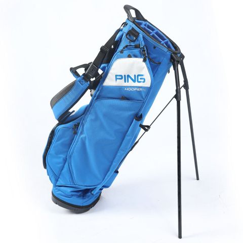 Túi gậy golf DIRECT HOOFER14 231 DOUBLE STRAP CARRY BAGS ROYAL/WHITE 36416-105 | PING