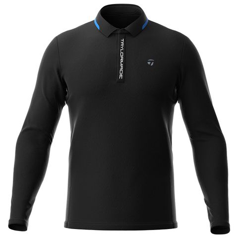 Áo golf tay dài nam 2MSPO-TJ167 BK N94963 | Men's Golf Long Sleeve PolosTaylorMade