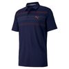 Áo golf nam tay ngắn 59756803 CLOUDSPUN ROAD MAP POLO-PEACOAT | PUMA