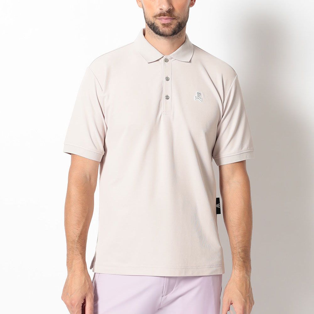 Áo golf nam tay ngắn Ace MLM-4B-AP07 Ivory | MARK & LONAÁo golf nam tay ngắn Ace MLM-4B-AP07 Ivory | MARK & LONA