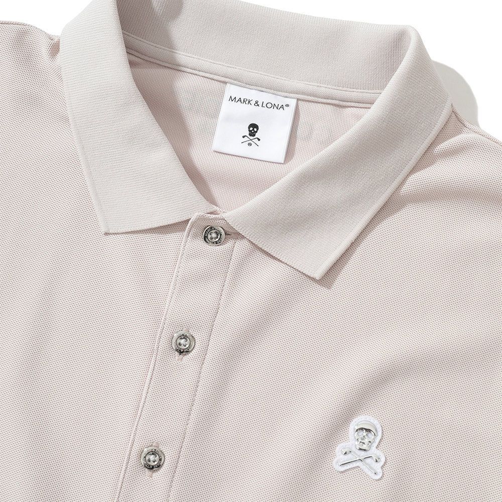 Áo golf nam tay ngắn Ace MLM-4B-AP07 Ivory | MARK & LONA