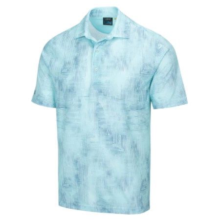 Áo golf nam tay ngắn G7S21K553_SEGB SEA GLASS POLO | Greg Norman