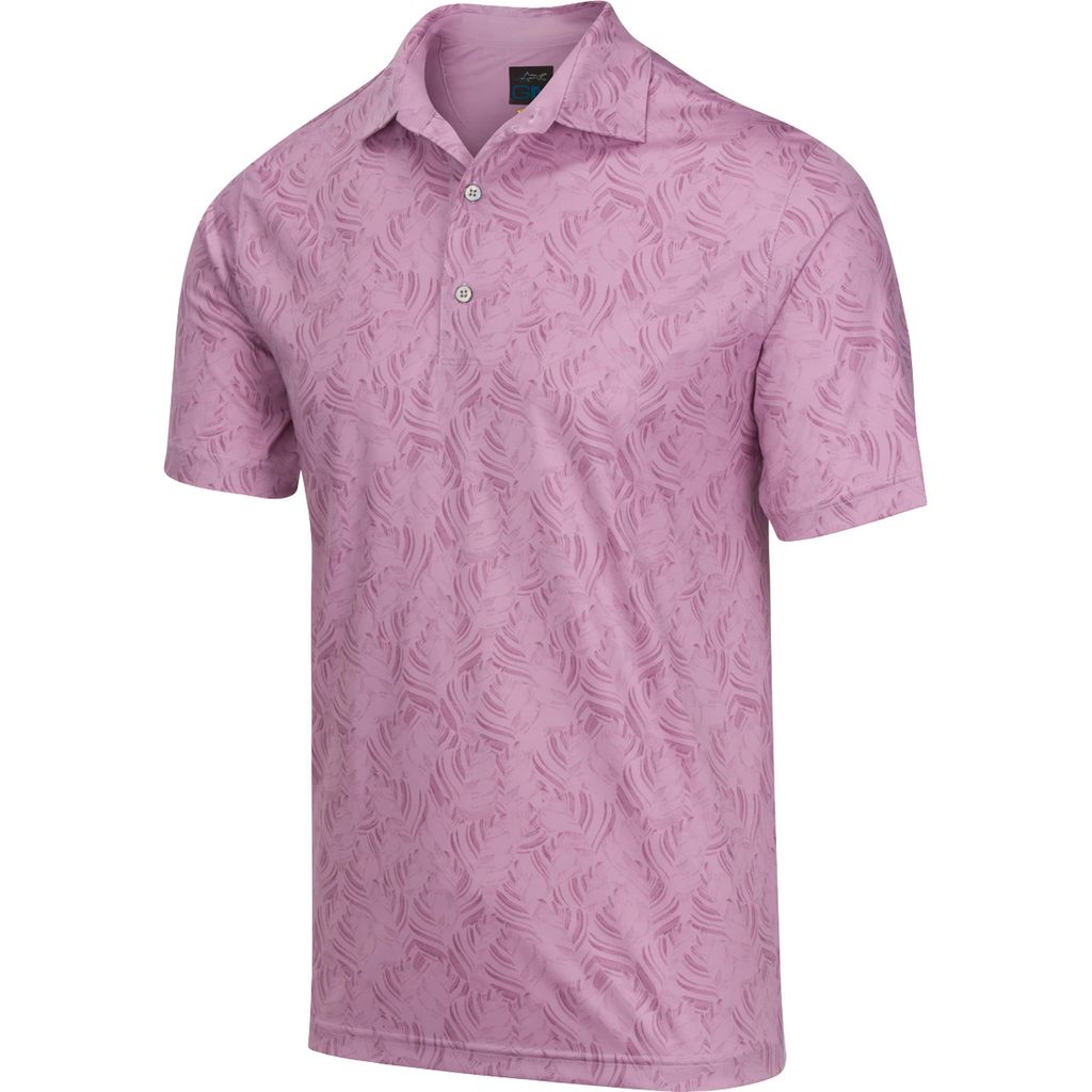 Áo tay ngắn nam golf G7F20K503_PURN POLO - PURPLE RAIN | Greg Norman