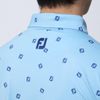 Áo golf nam tay ngắn MONOGRAM PRINT SHIRT 80465 TRUE BLUE | FootJoy