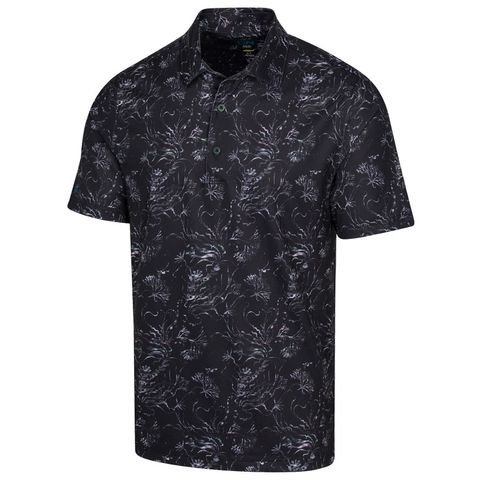 Áo golf nam tay ngắn UNDERSEA POLO - BLACK G7S23K586_BLK | Greg Norman