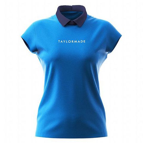Áo golf nữ cánh tiên N92473 màu Xanh dương | Women's Short Sleeves Polos 2WSPO-TD116 | Taylor Made