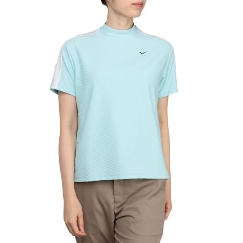 Áo golf nữ E2MAA20823 QUICK DRY UV VIA MOCK NECK SHIRT | Mizuno