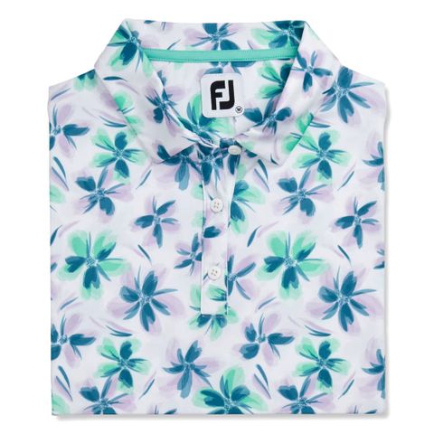 Áo golf nữ tay dài 89734 Floral Sun Protection Shirt Women | FootJoy