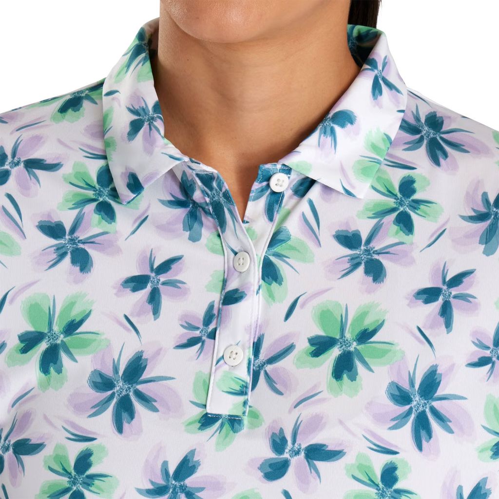 Áo golf nữ tay dài 89733 Floral Sun Protection Shirt Women | FJ