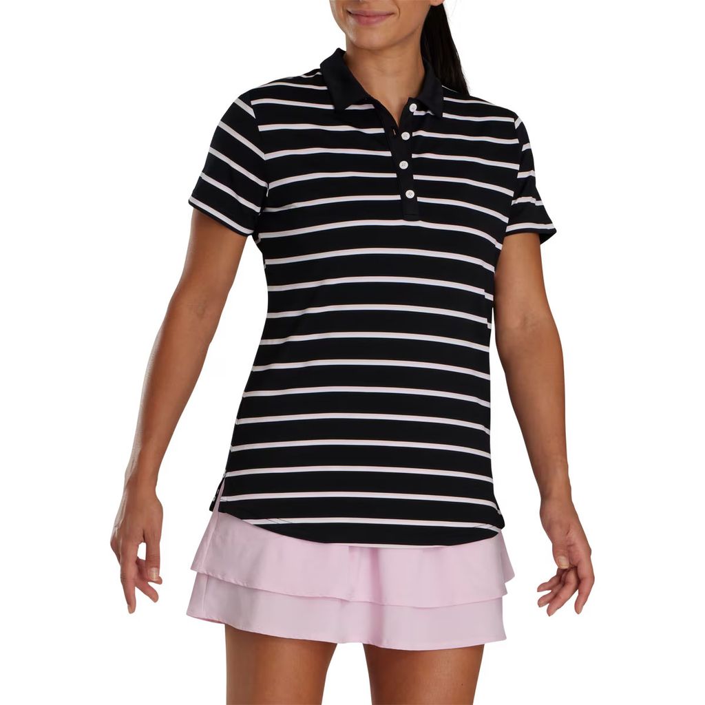 Áo golf nữ tay dài 89774 Short Sleeve Stripe Women | FJ