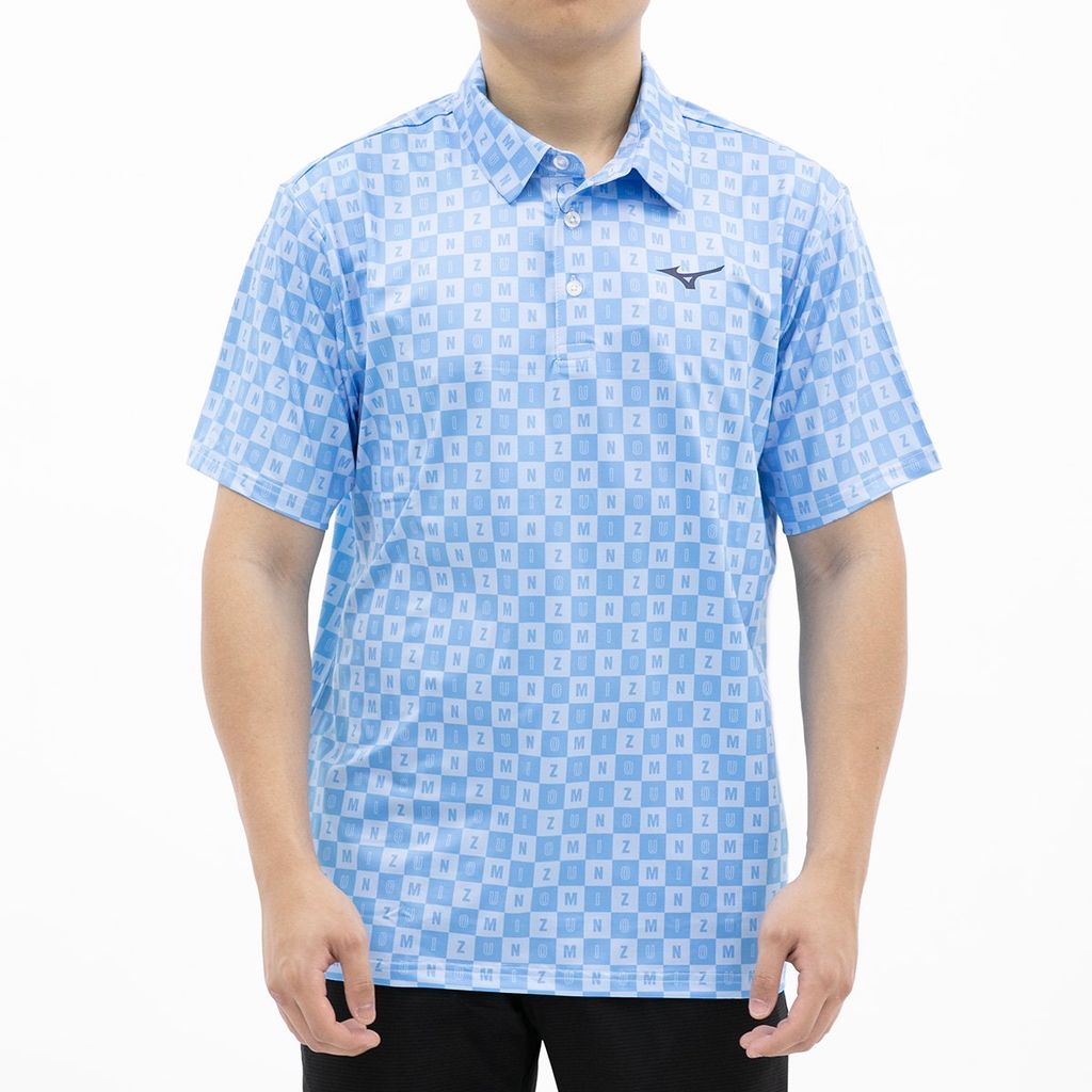 Áo golf tay ngắn nam CHECKED POLO 52SA350527 | Mizuno