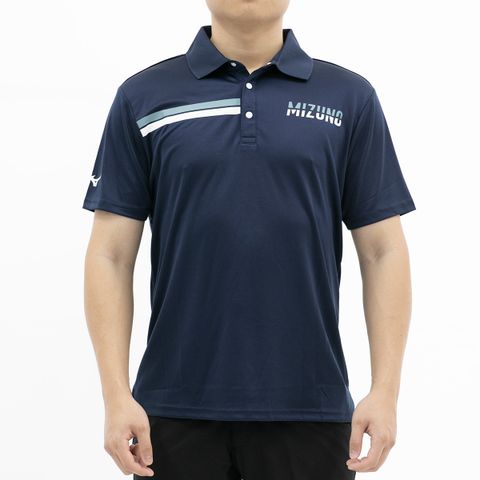 Áo golf tay ngắn nam CHEST PRINT POLO 52SA350114 | Mizuno