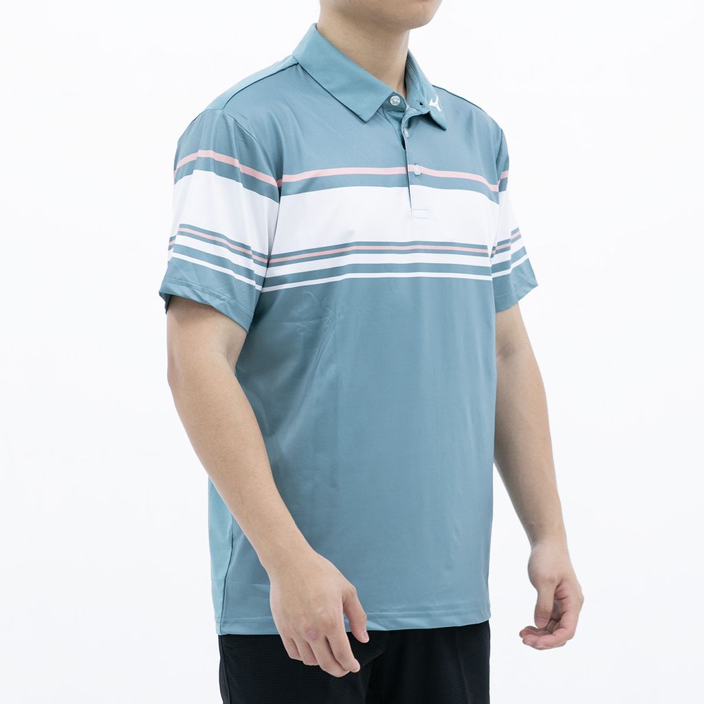 Áo golf tay ngắn nam PRINTED STRIPES POLO 52SA350832 | Mizuno