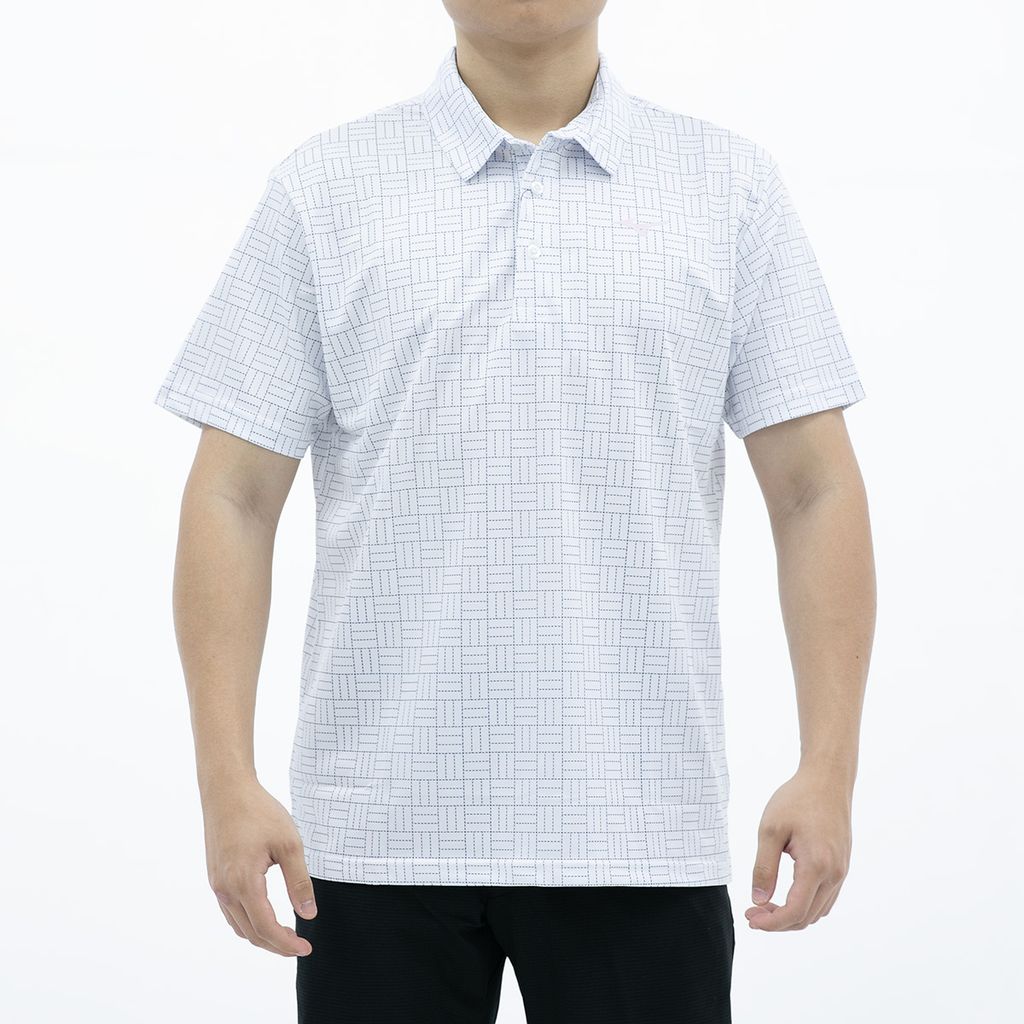 Áo golf tay ngắn nam SASHIKO CHECKED PRINT POLO 52SA300501 | Mizuno