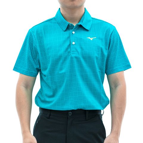 Áo golf tay ngắn nam SASHIKO CHECKED PRINT POLO 52SA300524 | Mizuno