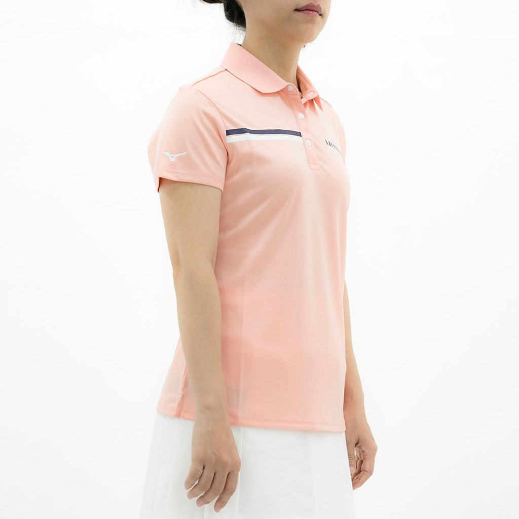 Áo golf tay ngắn nữ CHEST PRINT POLO W 52SA370151 | Mizuno