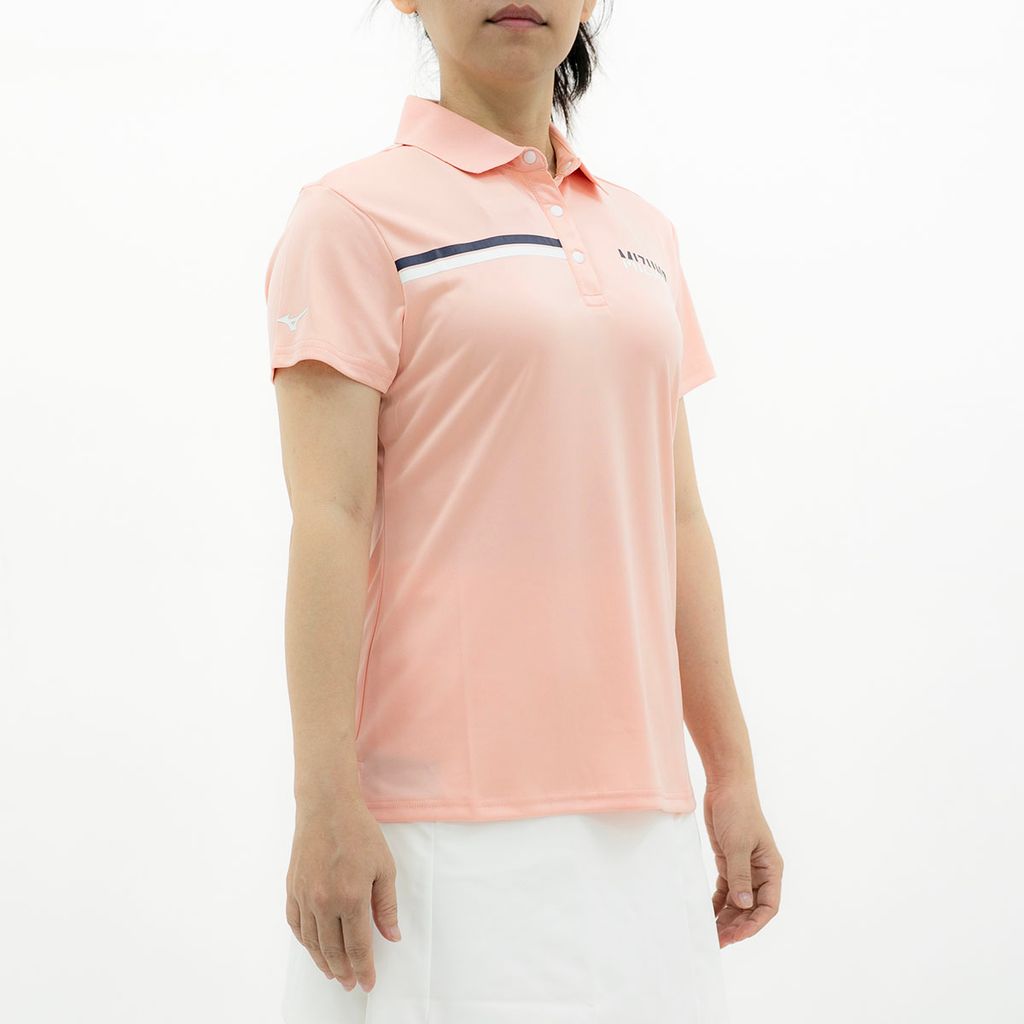 Áo golf tay ngắn nữ CHEST PRINT POLO W 52SA370151 | Mizuno