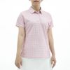 Áo golf tay ngắn nữ SASHIKO CHECKED PRINT POLO W 52SA320364 | Mizuno