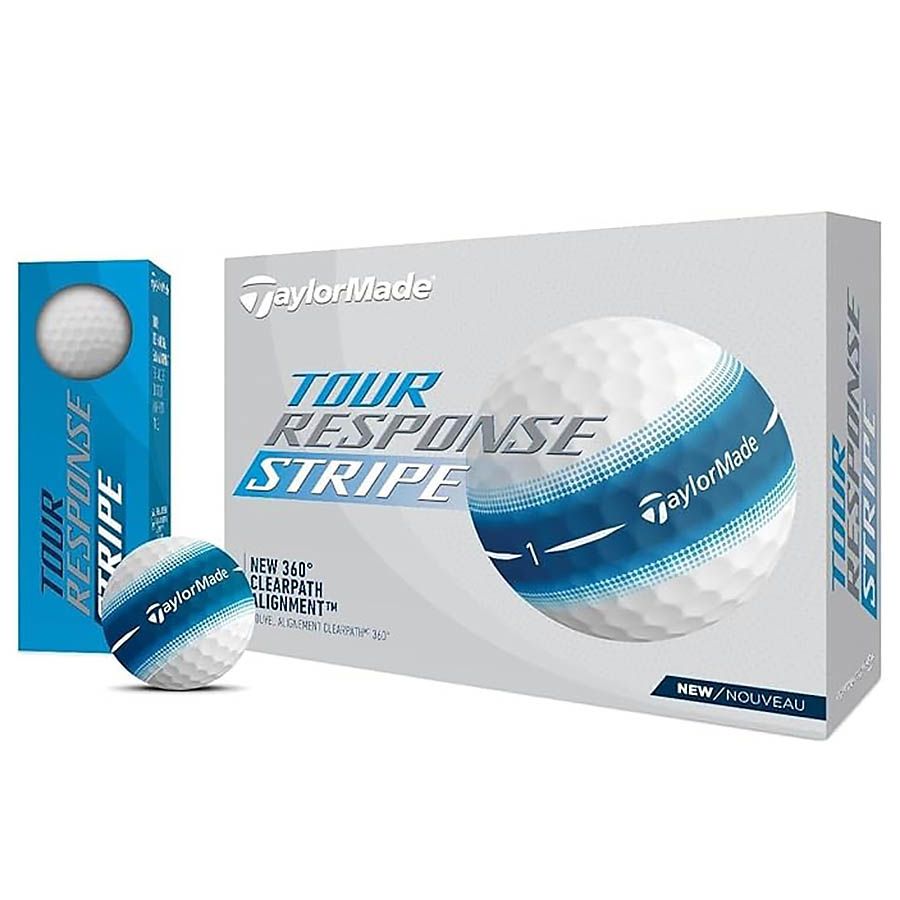 Hộp 12 Bóng Golf Tour Response STRIPE BLUE