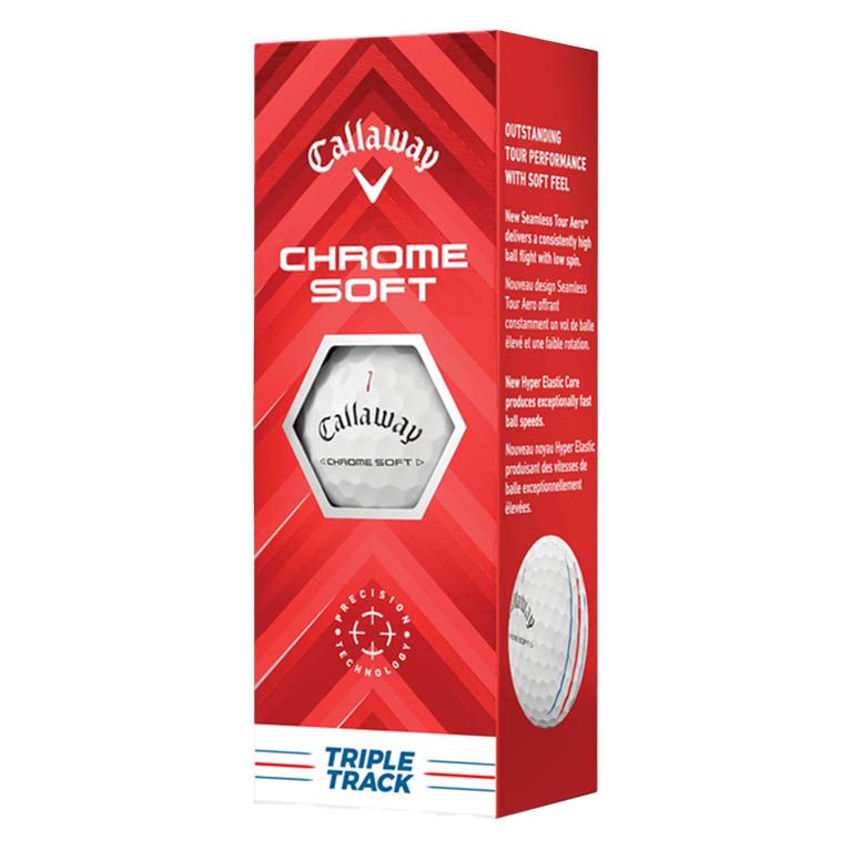 Hộp 12 bóng golf CHROME SOFT 24 TRIPLE TRACK | CALLAWAY