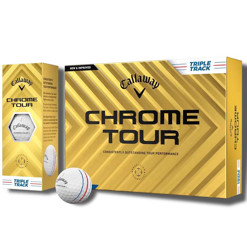 Hộp 12 bóng golf CHROME TOUR 24 TRIPLE TRACK | CALLAWAY