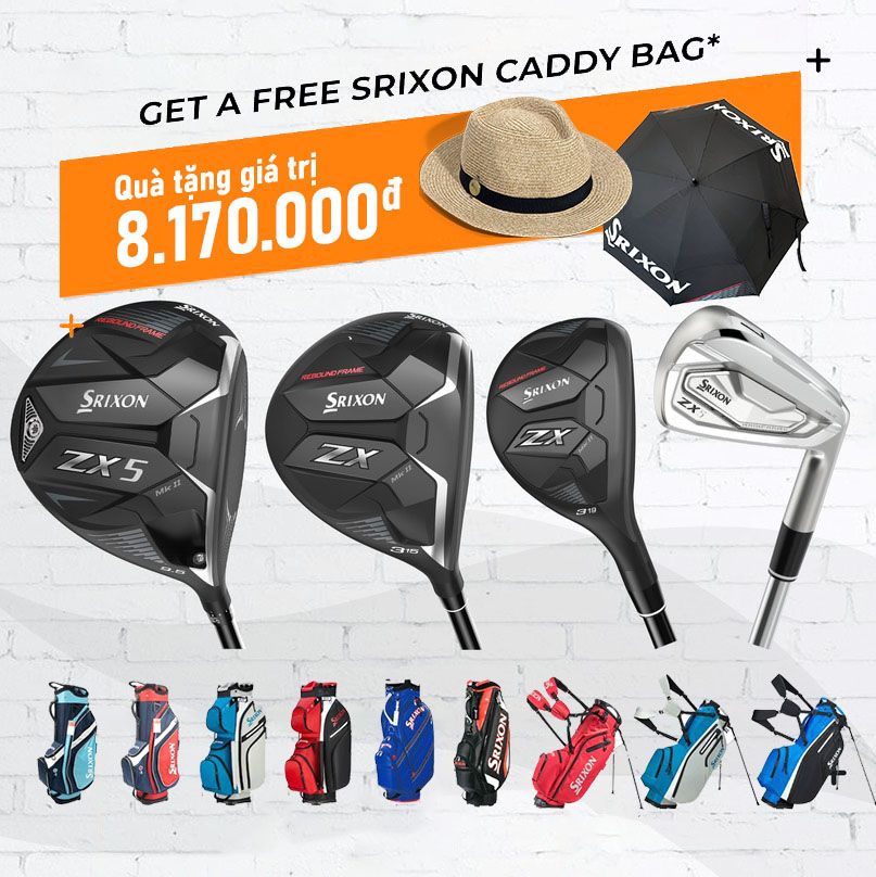 Bộ gậy full set 13 gậy XZ5 Tặng kèm 1 túi gậy | Srixon