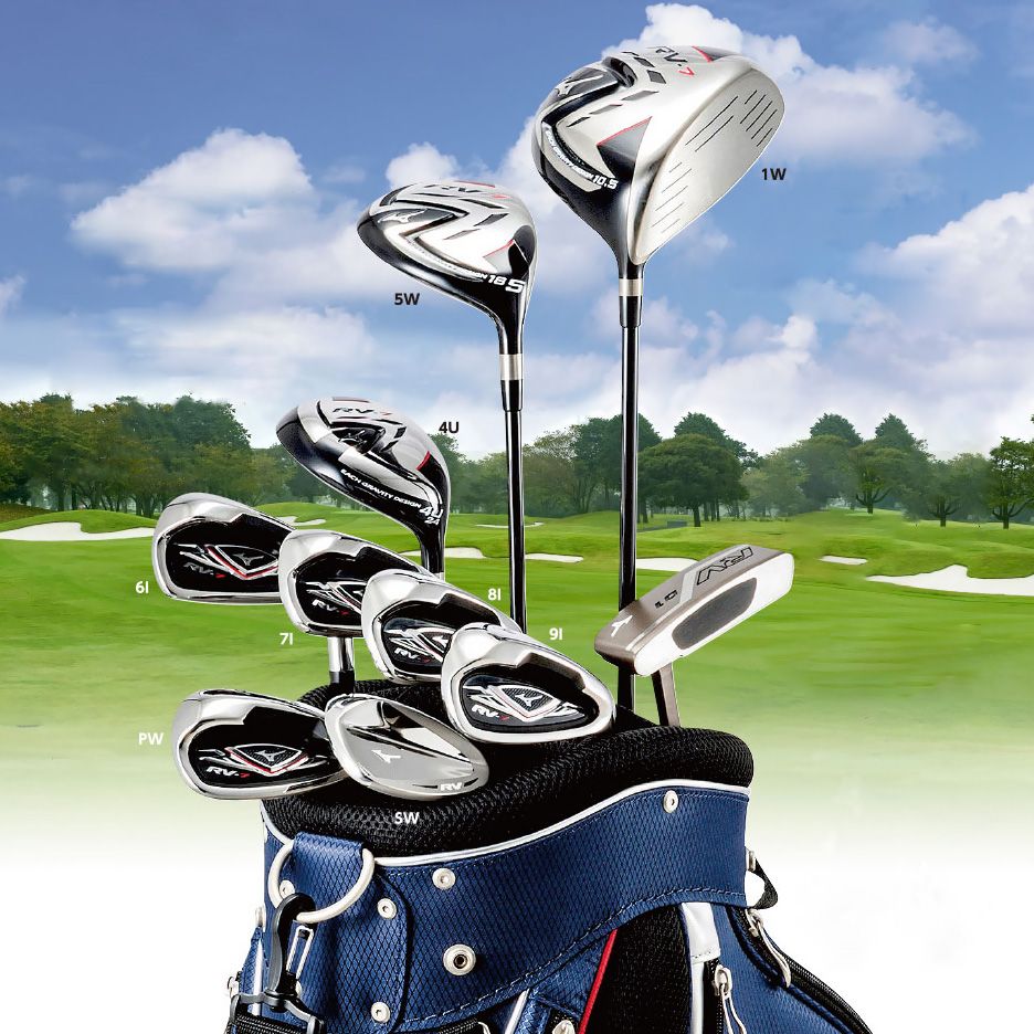 Bộ gậy golf Full set RV7 (11 gậy + cart bag) | Mizuno