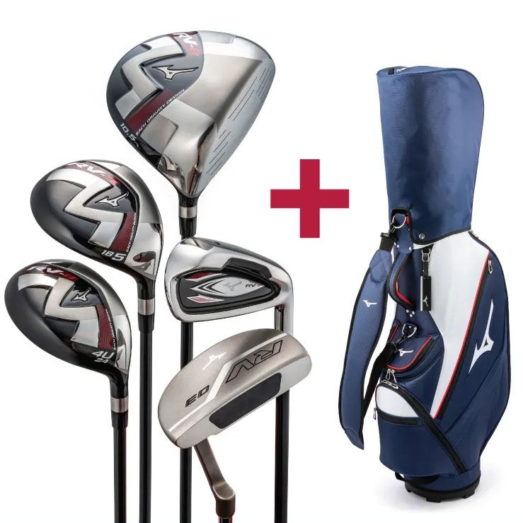 BỘ GẬY GOLF FULLSET NAM RV-8 CARTBAG + 10 GẬY | MIZUNO