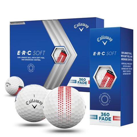 Hộp 12 bóng golf E.R.C Soft 360 Fade 2024 | Callaway