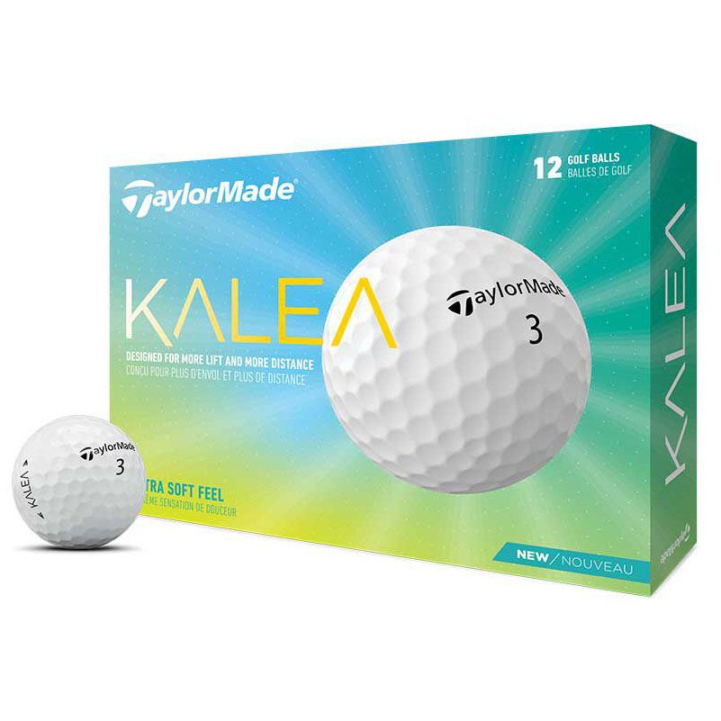 Bóng golf 2 lớp Kalea màu trắng | TaylorMade