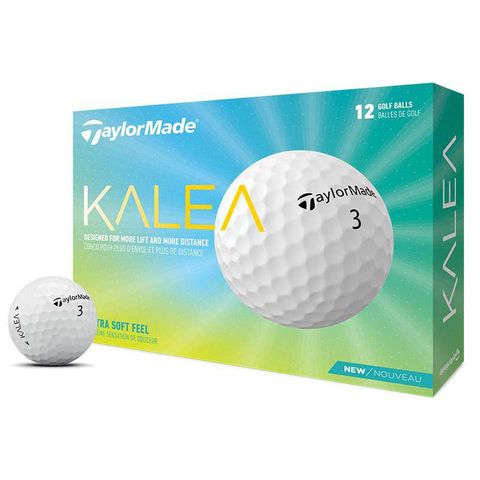 Hộp 12 bóng golf 2 lớp Kalea màu trắng | Taylor Made