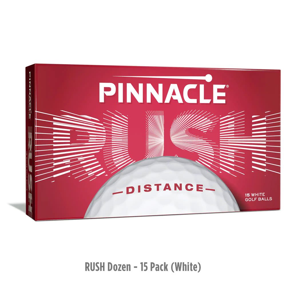 Bóng golf Rush - Hộp 15 trái | PinnacleTrắng