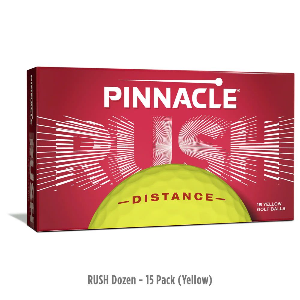 Bóng golf Rush - Hộp 15 trái | Pinnacle