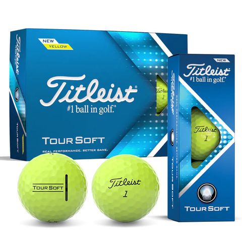 Hộp 12 bóng golf Tour Soft màu Vàng | Titleist