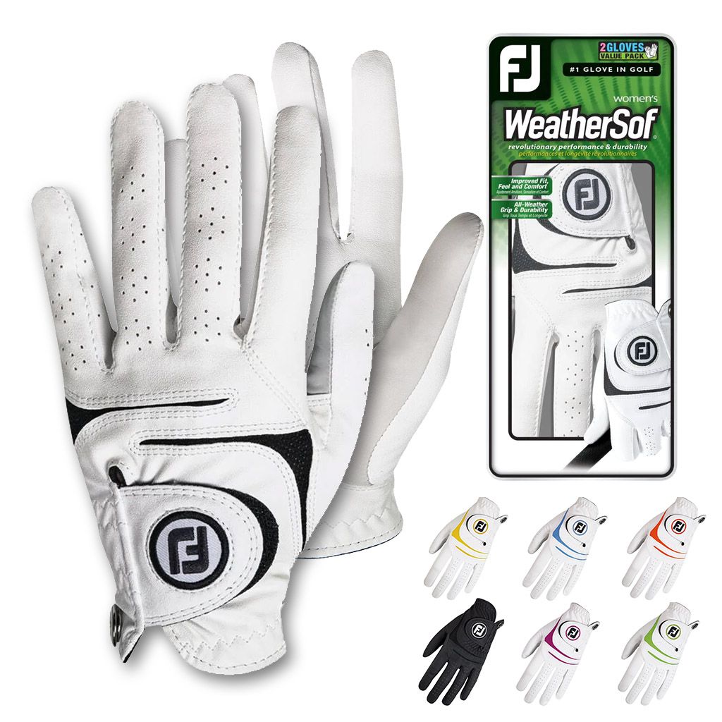 Cặp găng tay golf nữ WeatherSof 2-Pack Women FJ 67475E | Footjoy