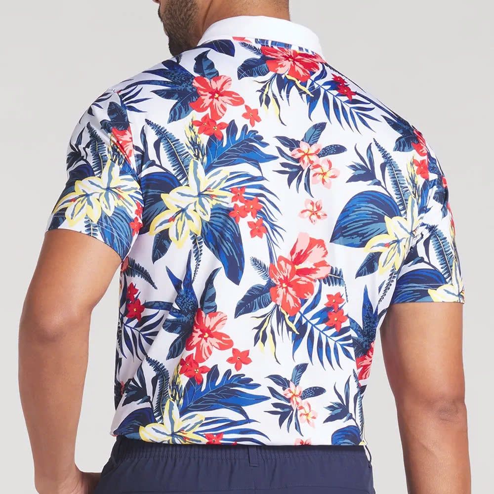 Áo golf nam tay ngắn PUMA X PTC Floral Polo 62956902 | PUMA