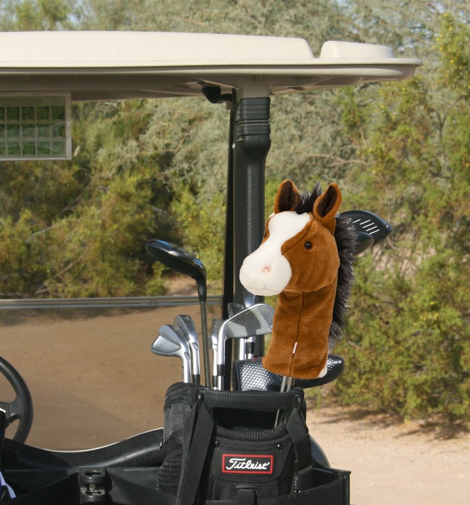 Cover gậy golf driver con ngựa nâu Horse | Daphne's Headcover