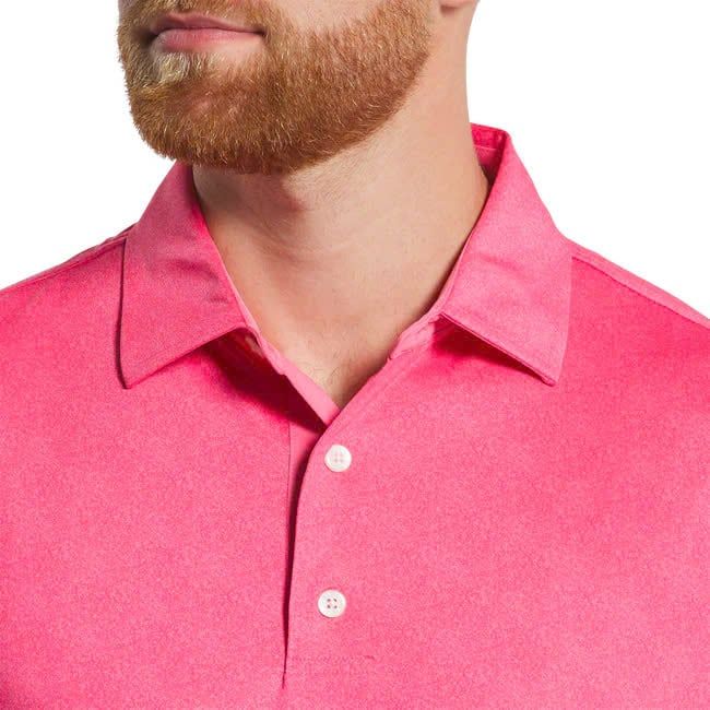 Áo golf nam tay ngắn Speckle Print Lisle Pink Lemonade 32798 | FootJoy