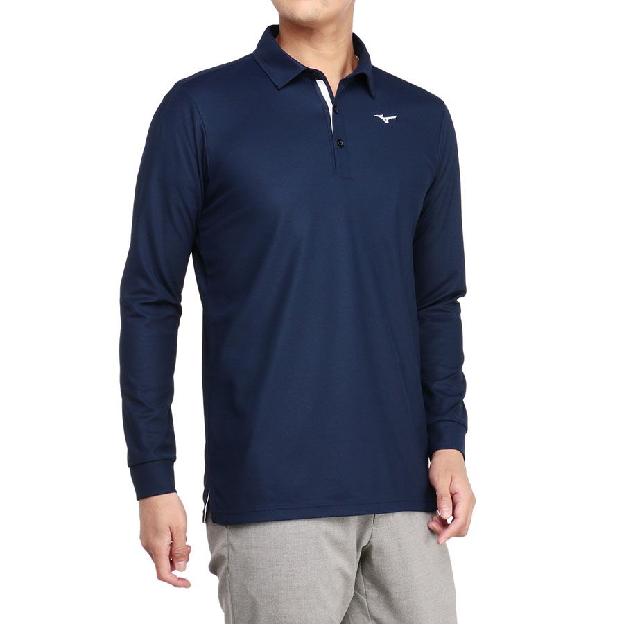 Áo golf tay dài nam BASIC E2MAAA3014 | Mizuno