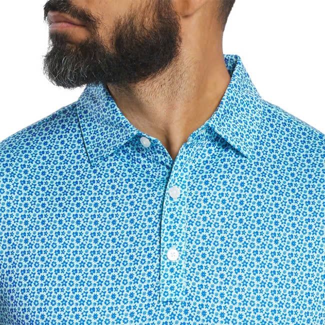Áo golf nam tay ngắn Allover Floral Lisle 31493 | FootJoy