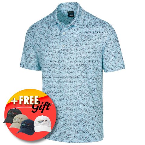 Áo golf nam tay ngắn TROPICAL WAVE ML75 POLO G7S23K583_TRWA | Greg Norman