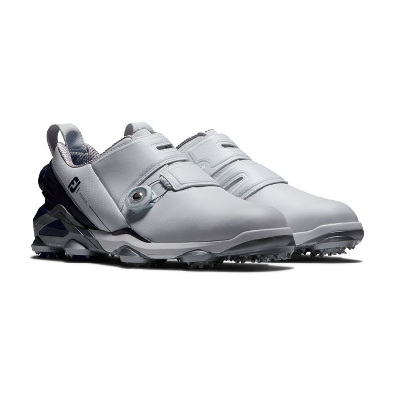 Giày golf nam FJ 55508 TOUR ALPHA BOA Spiked WHITE/GREY | FootJoy