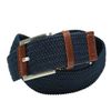 Thắt lưng nam Jackpot Braided Belt 05421302 Navy Blazer-Leather Brown