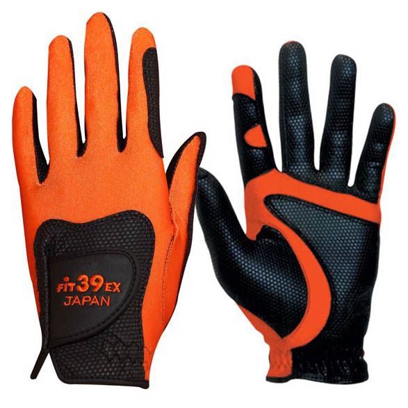 Găng tay golf nam EX GLOVE CLASSIC ORANGE/BLACK | Fit 39