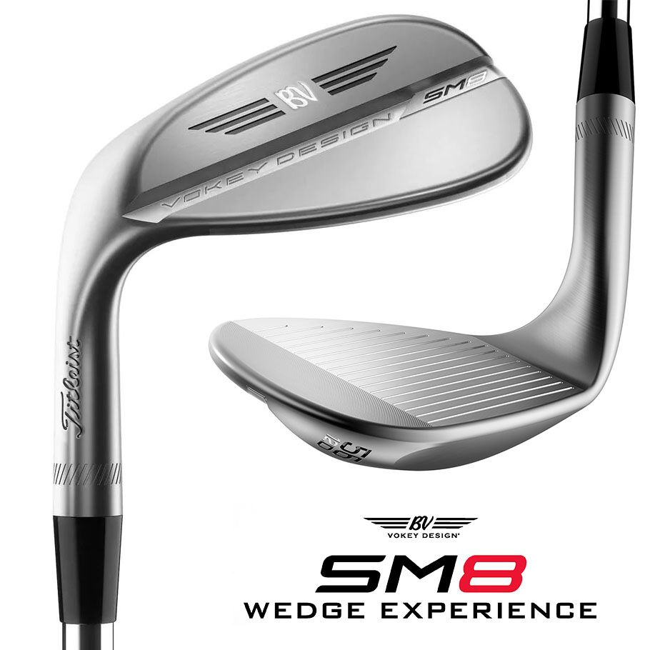 Gậy Wedges tay Trái Vokey Design SM8 Tour Chrome | Titleist