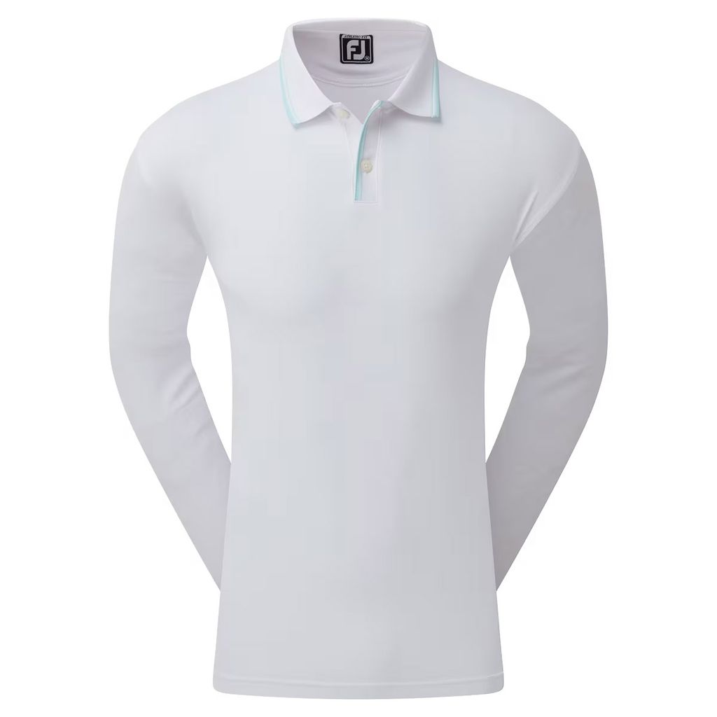 Áo golf nam tay dài LIGHTWEIGHT PIQUE SUN PROTECTION, KNIT COLLAR 8225