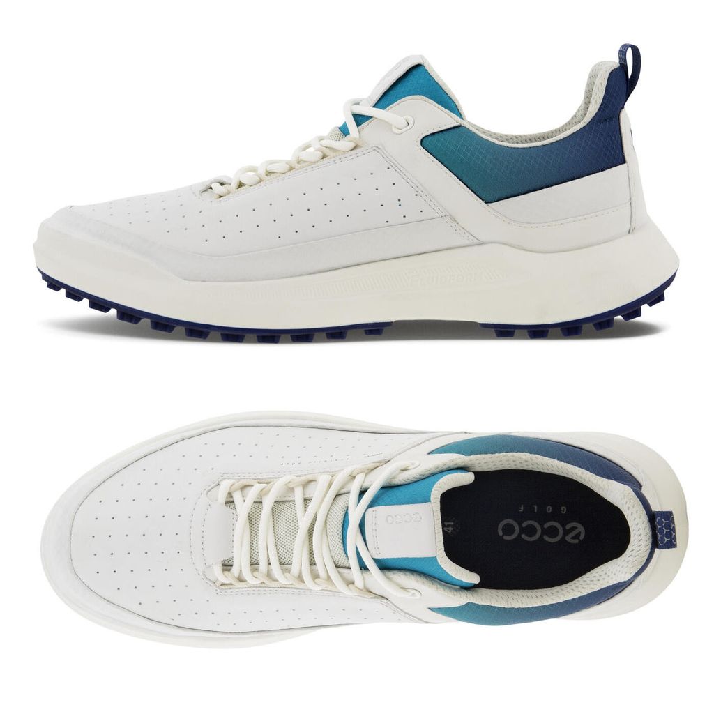 Giày golf nam CORE 10082460610 TRẮNG XANH | ECCOGiày golf nam ECCO M GOLF CORE 10082460610 | ECCO