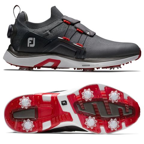 Giày golf nam DS HYPERFLEX BOA CHL/GRY/RED 51045 | FootJoy | Tặng 1 dù MuaBanGolf rộng 1m5 + 1 đôi vớ FJ ProDry